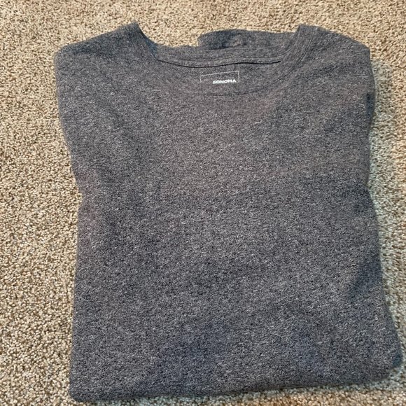 MENS SONOMA GREY SHORT SLEEVE TEE SHIRT  SIZE XLT  #409 - Picture 1 of 1